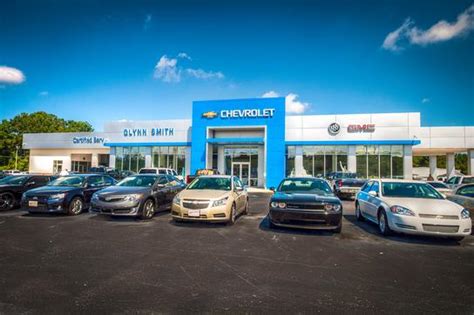 Glynn smith dealership - Find directions and hours for Glynn Smith Chevrolet GMC. We look forward to serving you! Skip to Main Content. 600 COLUMBUS PWY OPELIKA AL 36801-5934; Service (866) 501-4464; Sales (866) 572-7111; ... With our state-of-the-art dealership selling new and pre-owned inventory and hosting finance and service centers, you won't need to plan on ...